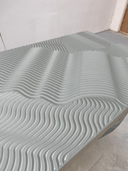 Frézovaný 3D panel + lakovanie