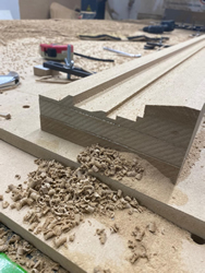 Akustické panely CNC frézované